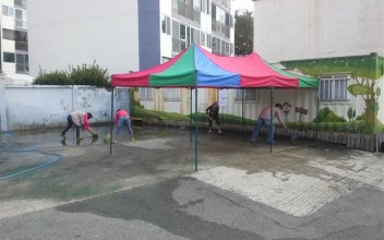 &#034;아름답고 행복한 마을 만들기&#034; 벽화 작업 실시 이미지